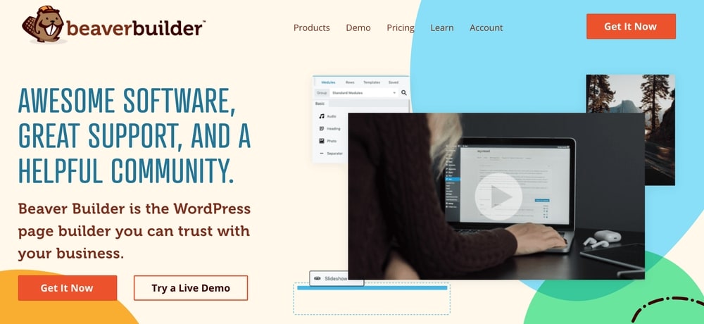 WordPress 网页设计工具推荐 - Beaver Builder