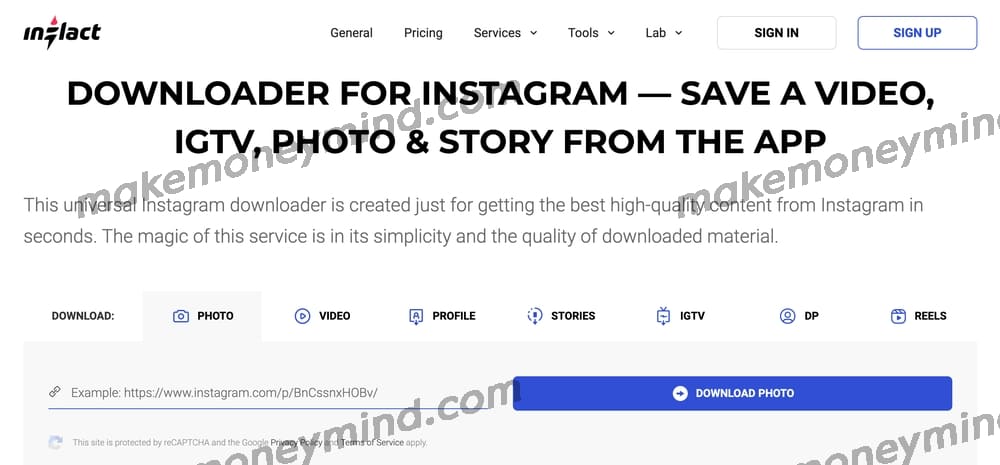免费 Instagram 视频下载在线工具推荐 - Inflact