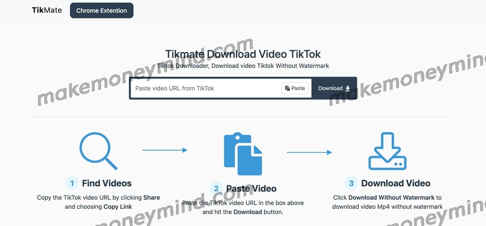 免费 TikTok 视频下载在线工具推荐 - tikmate