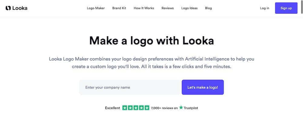 免费 logo 设计工具 - looka